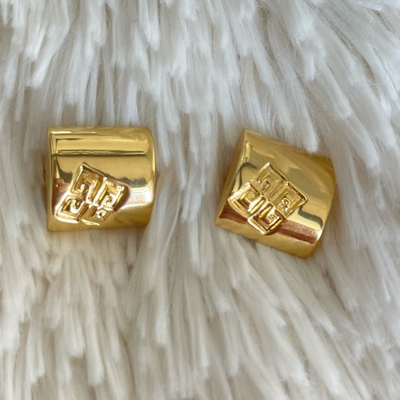 Givenchy Jewelry - Givenchy gold clip on earrings